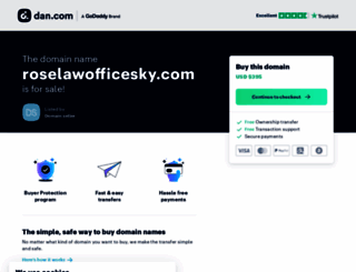 roselawofficesky.com screenshot