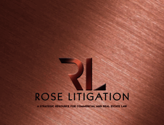 roselitigation.lawyer screenshot