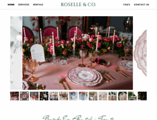 roselleandco.com screenshot