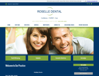 roselledentalcare.com screenshot