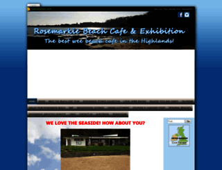 rosemarkiebeachcafe.info screenshot