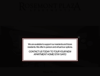 rosemontplaza.com screenshot