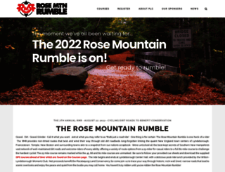 rosemountainrumble.com screenshot