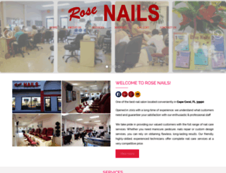rosenailscapecoral.com screenshot