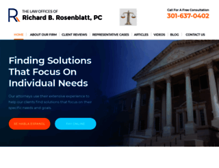 rosenblattlaw.com screenshot