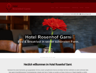 rosenhof-garni.de screenshot