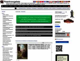 rosenkranzgebete.de screenshot