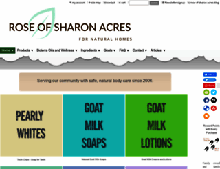 roseofsharonacres.com screenshot