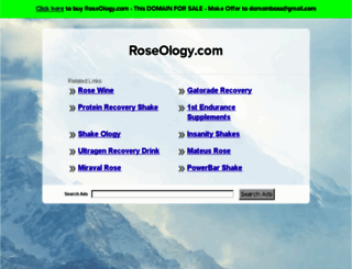 roseology.com screenshot