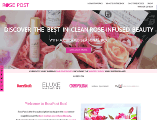 rosepostbox.com screenshot