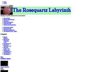 rosequartzlabyrinth.com screenshot