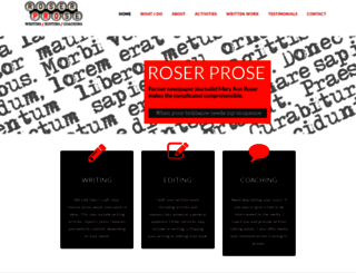 roserprose.com screenshot