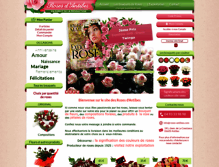 roses-antibes.com screenshot