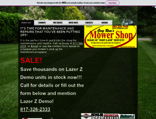 rosesmowershop.com screenshot