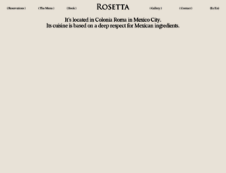 rosetta.com.mx screenshot