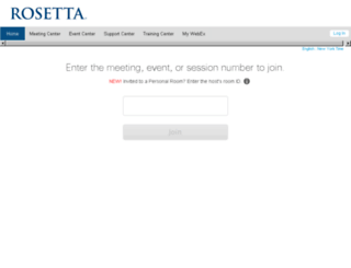 rosetta.webex.com screenshot