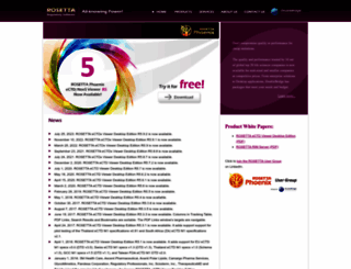 rosettaectd.com screenshot