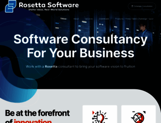rosettasoftware.com screenshot