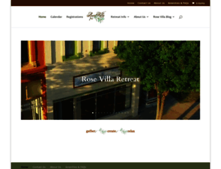 rosevillaretreat.com screenshot
