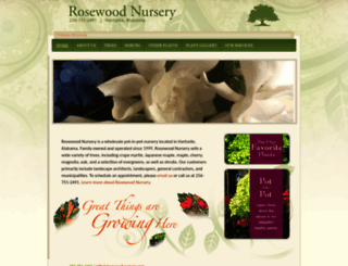 rosewood-nursery.com screenshot