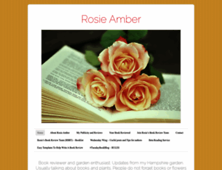 rosieamber.wordpress.com screenshot
