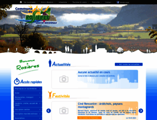 rosieres-ardeche.com screenshot