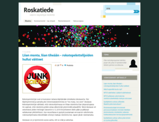 roskatiede.wordpress.com screenshot
