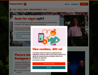 roslagenssparbank.se screenshot