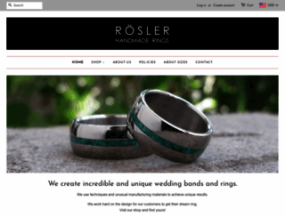 rosler-rings.myshopify.com screenshot