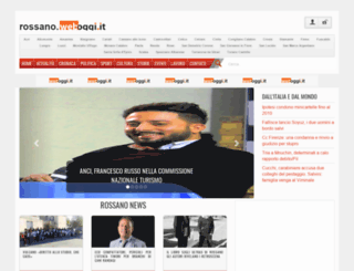 rossano.weboggi.it screenshot