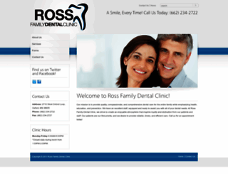 rossfamilydentalclinic.com screenshot