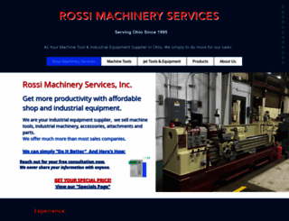 rossimachineryservices.com screenshot