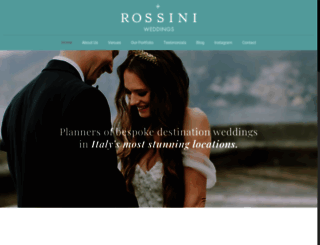 rossiniweddings.com screenshot