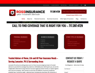 rossinsuranceagency.com screenshot
