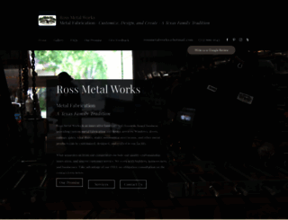 rossmetalworks.com screenshot