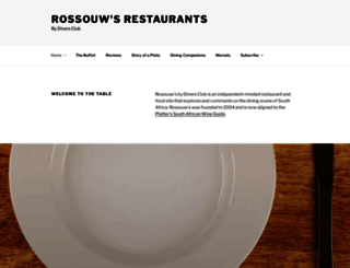 rossouwsrestaurants.com screenshot