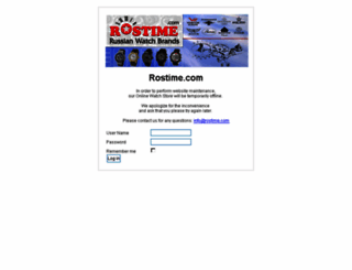 rostime.com screenshot