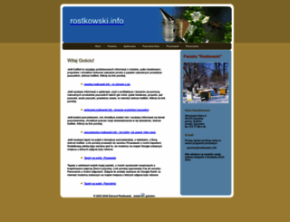 rostkowski.info screenshot