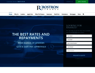 rostronfinance.com.au screenshot