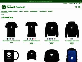 roswellboutique.com screenshot