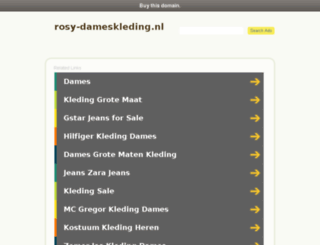 rosy-dameskleding.nl screenshot