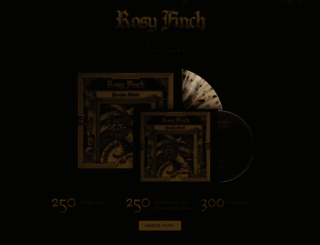 rosyfinchband.com screenshot