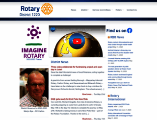 rotary1220.org screenshot