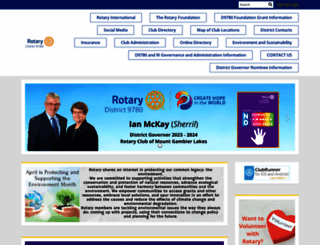 rotary9780.org screenshot