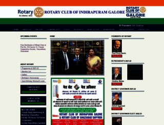 rotaryclubofindirapuramgalore.com screenshot