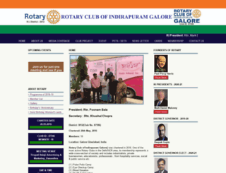 rotaryclubofindirapuramgalore.org screenshot
