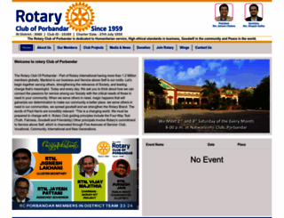 rotaryclubofporbandar.org screenshot
