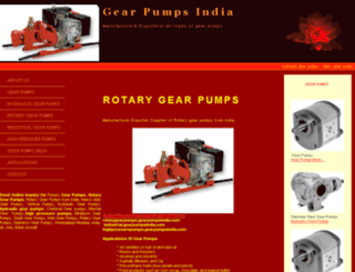 rotarygearpumps.gearpumpsindia.com screenshot