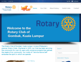 rotarygombak.org screenshot