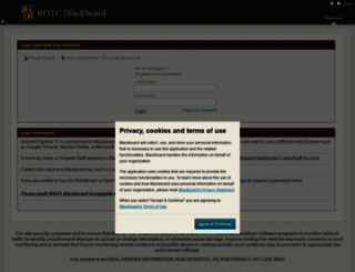 rotc.blackboard.com screenshot